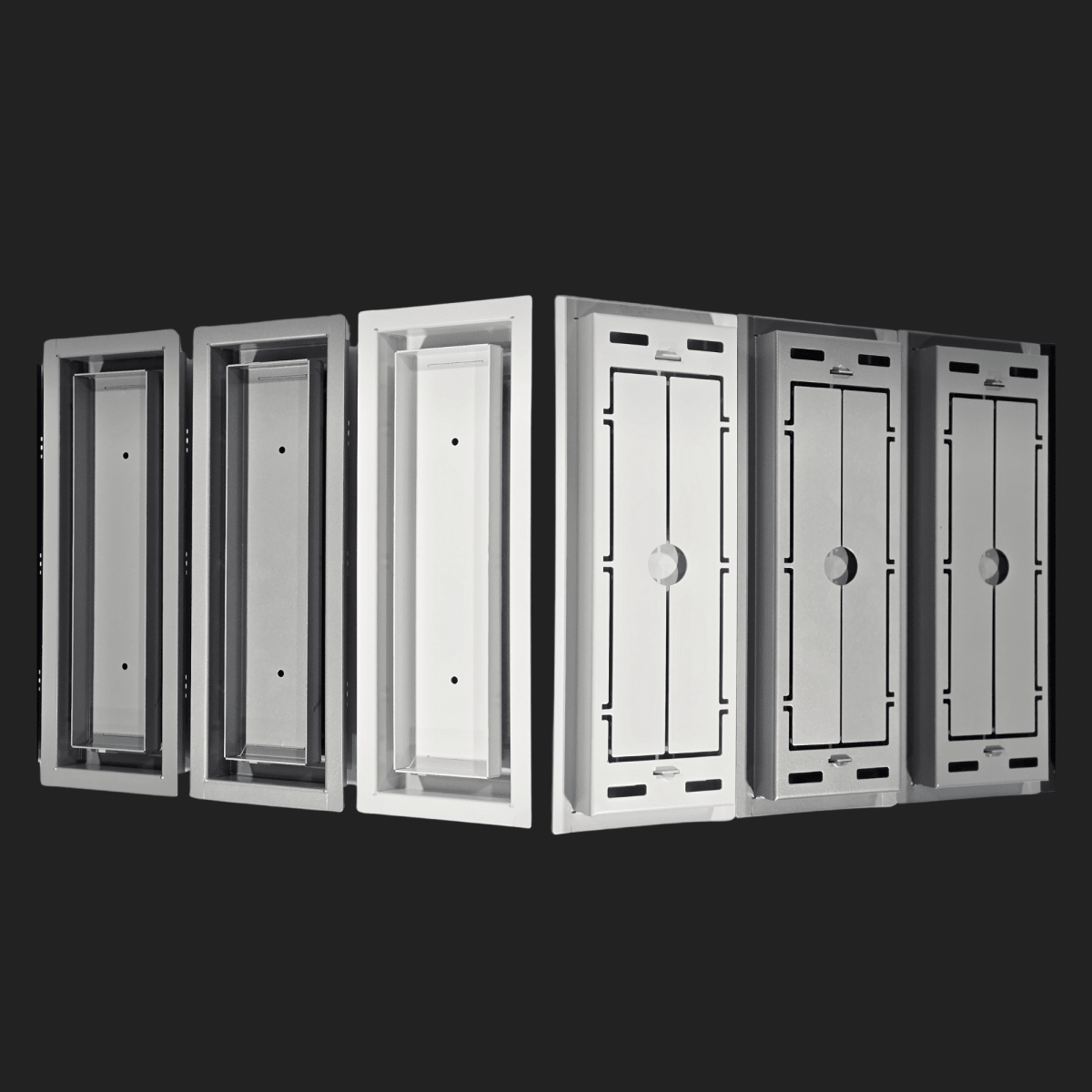 19x34.25 - Classic Drop - in Air Vent, Flush Floor - Matching, All Metal, Floor Vent Cover - TRM Metal 34.25x19 - TRM Metal Products