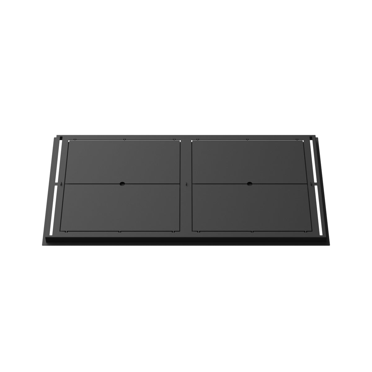 19x38 Classic floor register, back view