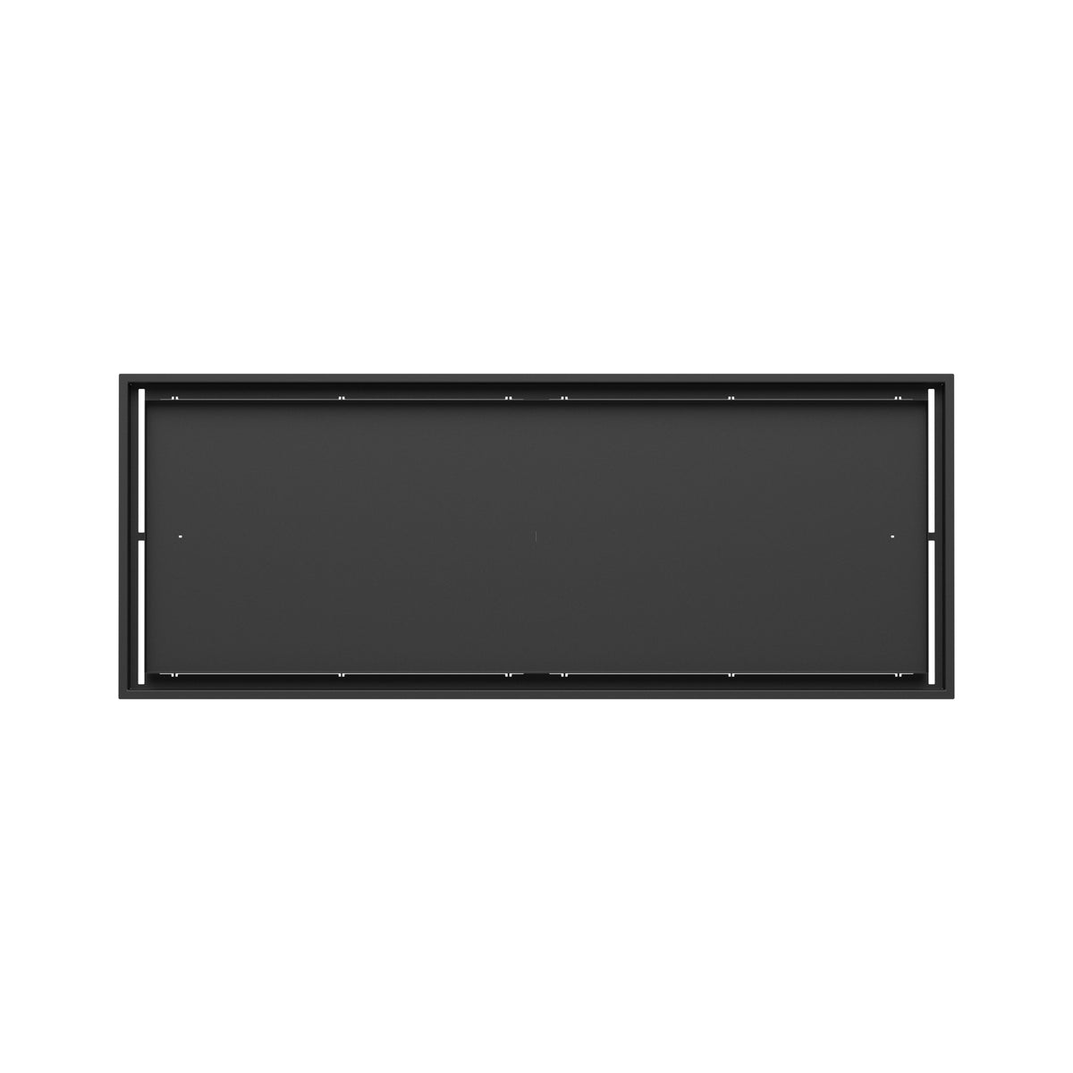 19x50 Classic floor register, top-down view