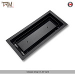 4x10 Classic Drop-in Air Vent, Flush Floor-Matching, All Metal, Floor Vent Cover (10x4)