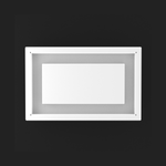 20.5x29 - Modern-Ceiling-Vent Cover-TRM Metal -  29x20.5