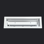 2.5x10 Classic Drop-in Air Vent, Flush Floor-Matching, All Metal, Floor Vent Cover (10x2.5)
