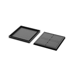 20x21 Classic floor register, front and back views side by side
