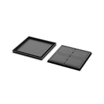 21x21 Classic floor register, front and back views side by side