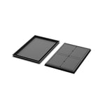 21x32 Classic floor register, front and back views side by side