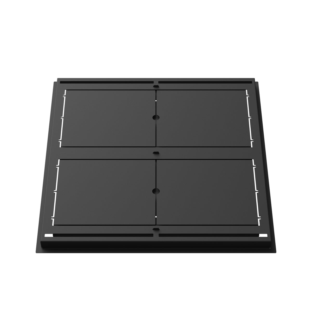 22x22 Classic floor register, back view