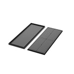 22x60 Classic floor register, front and back views side by side