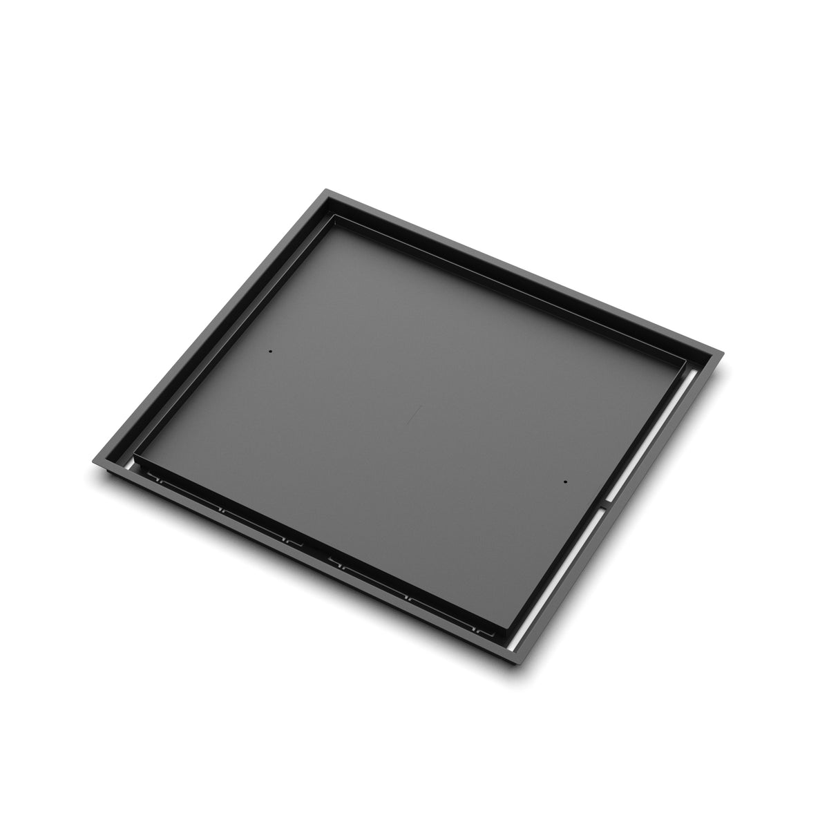 23x25 Classic floor register, quarter view