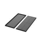 23x63 Classic floor register, front and back views side by side