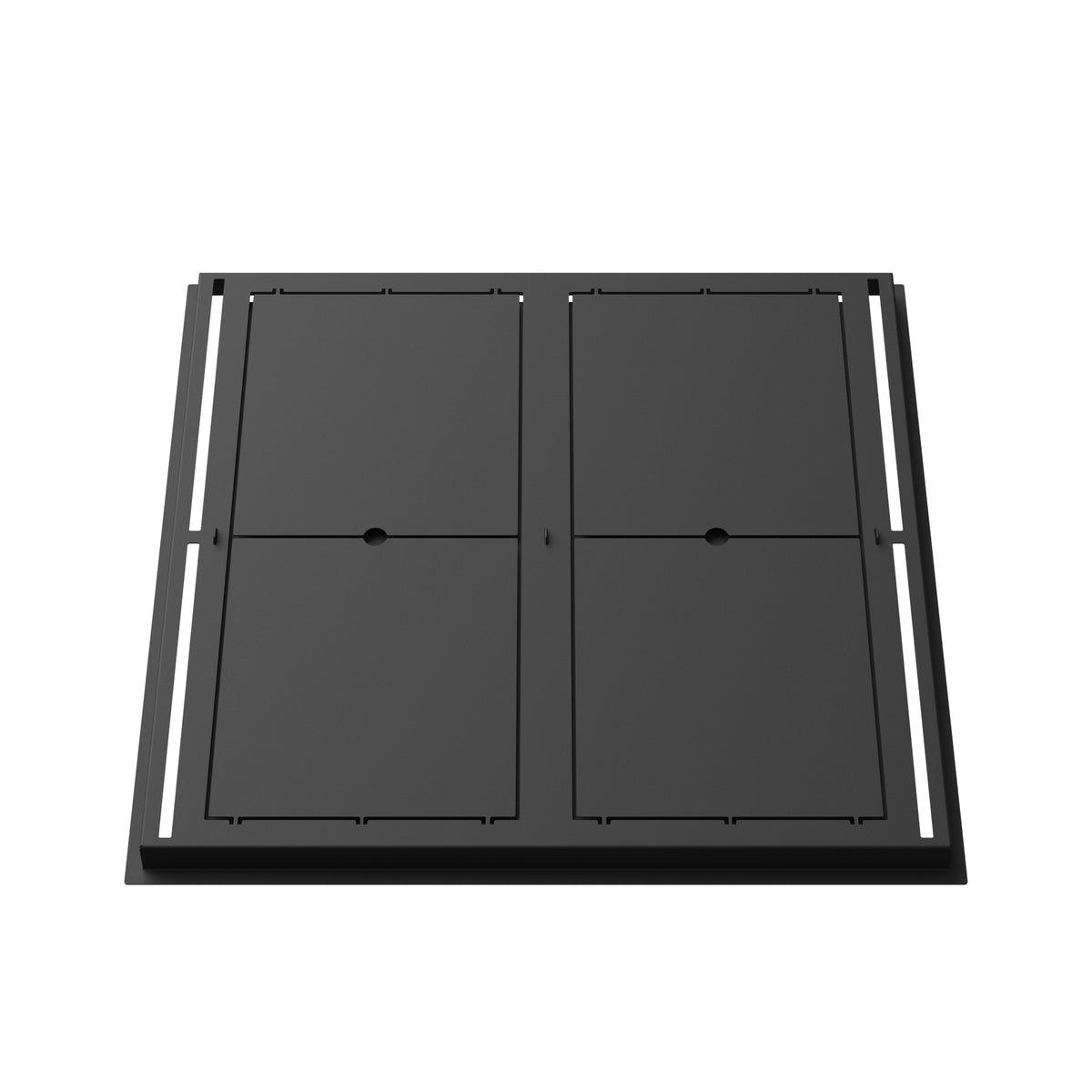 24x24 Classic floor register, back view