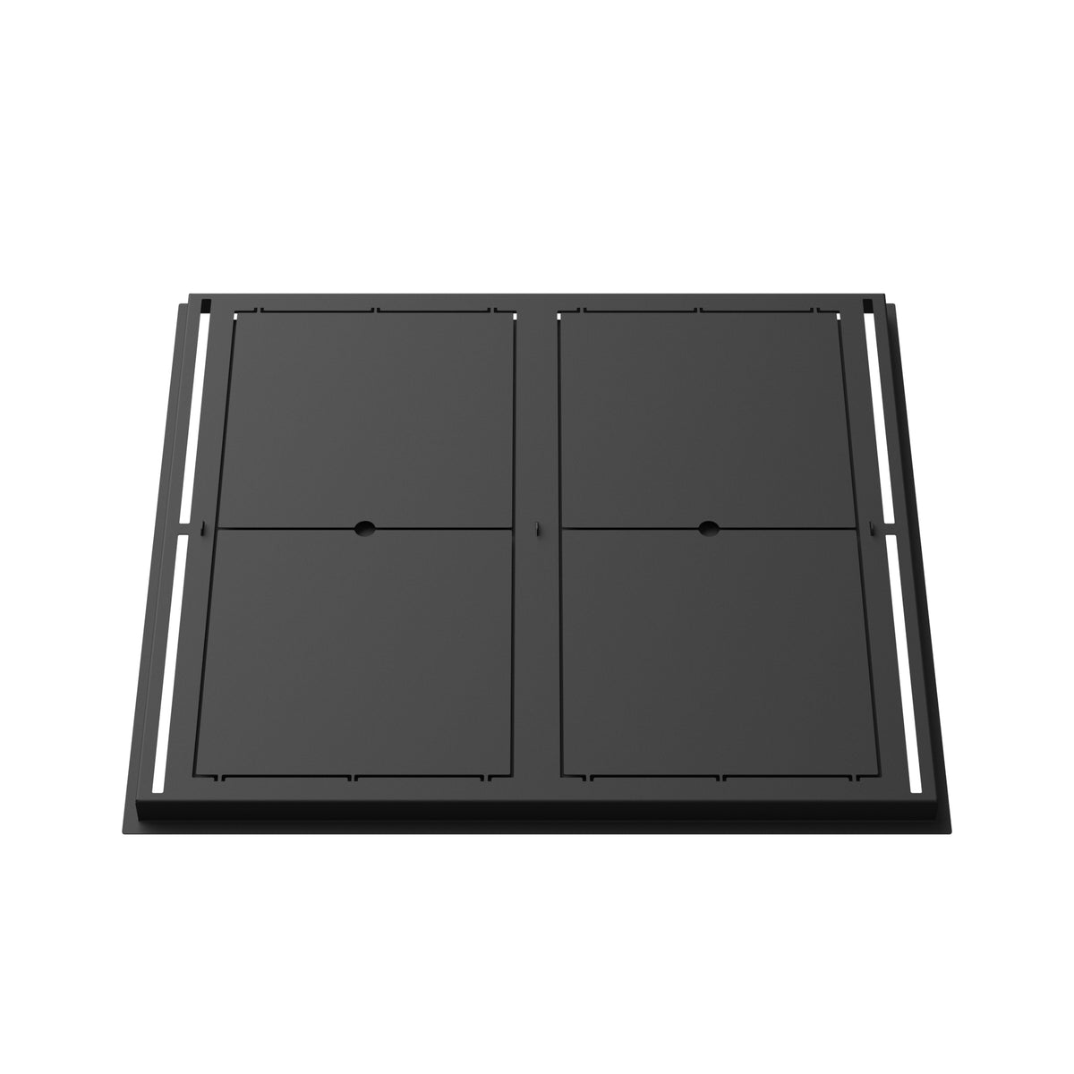 24x27 Classic floor register, back view