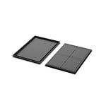 24x36 Classic floor register, front and back views side by side