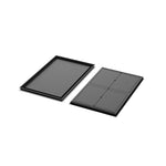 24x38 Classic floor register, front and back views side by side
