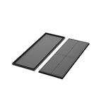 24x70 Classic floor register, front and back views side by side