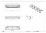 2x10 Classic Drop-in Air Vent, Flush Floor-Matching, All Metal, Floor Vent Cover (10x2)