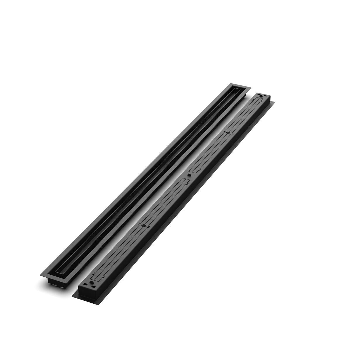 2x46 Classic floor register, front and back views side by side