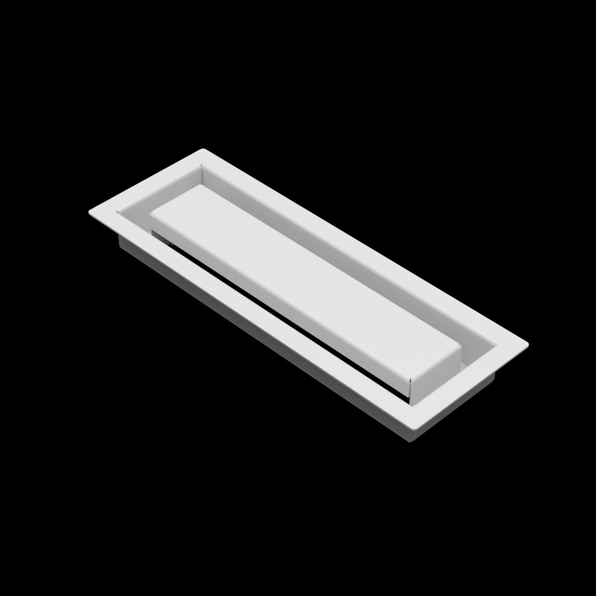 3x10 ZenFlow floor register, white