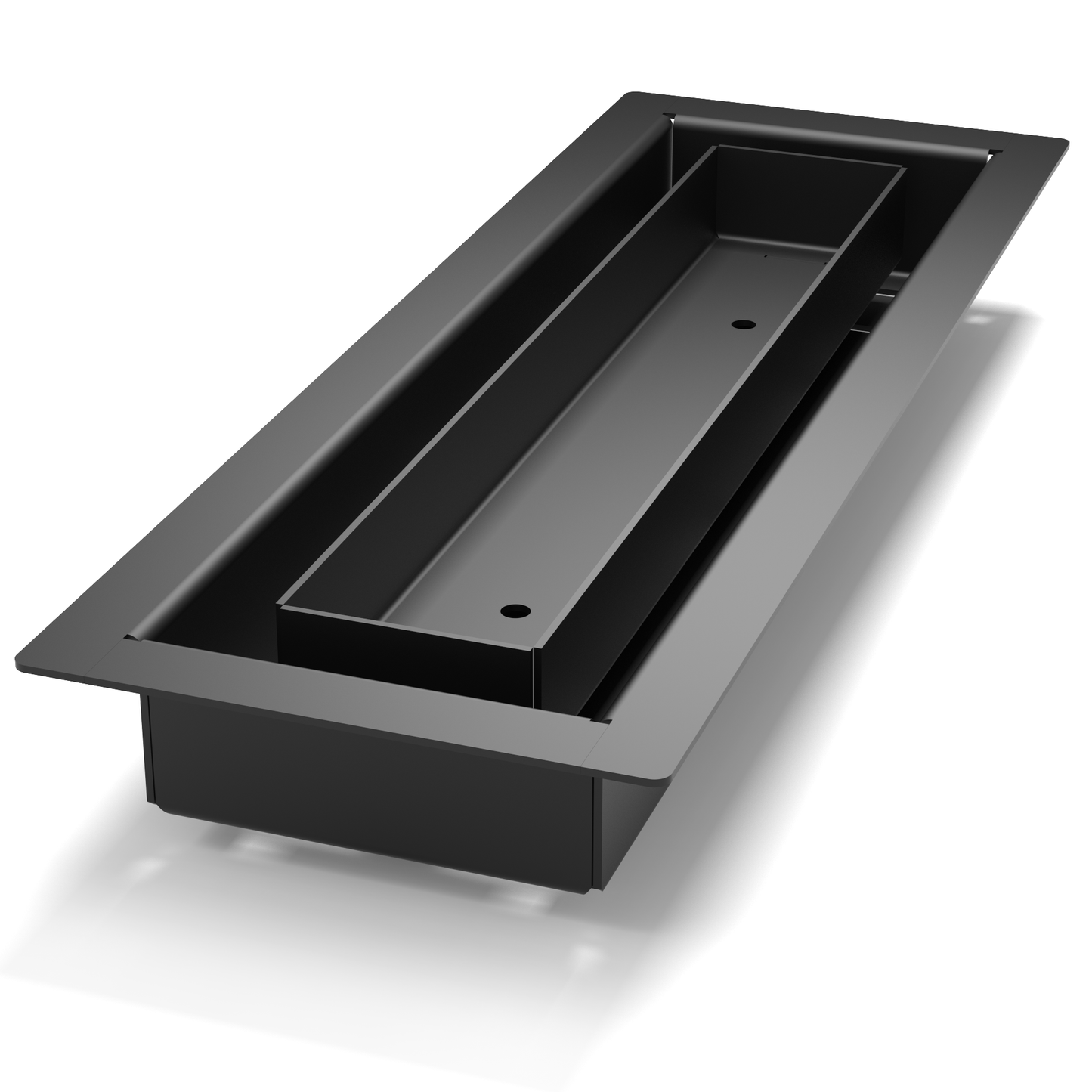 3x35 Classic Drop-in Air Vent, Flush Floor-Matching, All Metal, Floor Vent Cover (35x3)