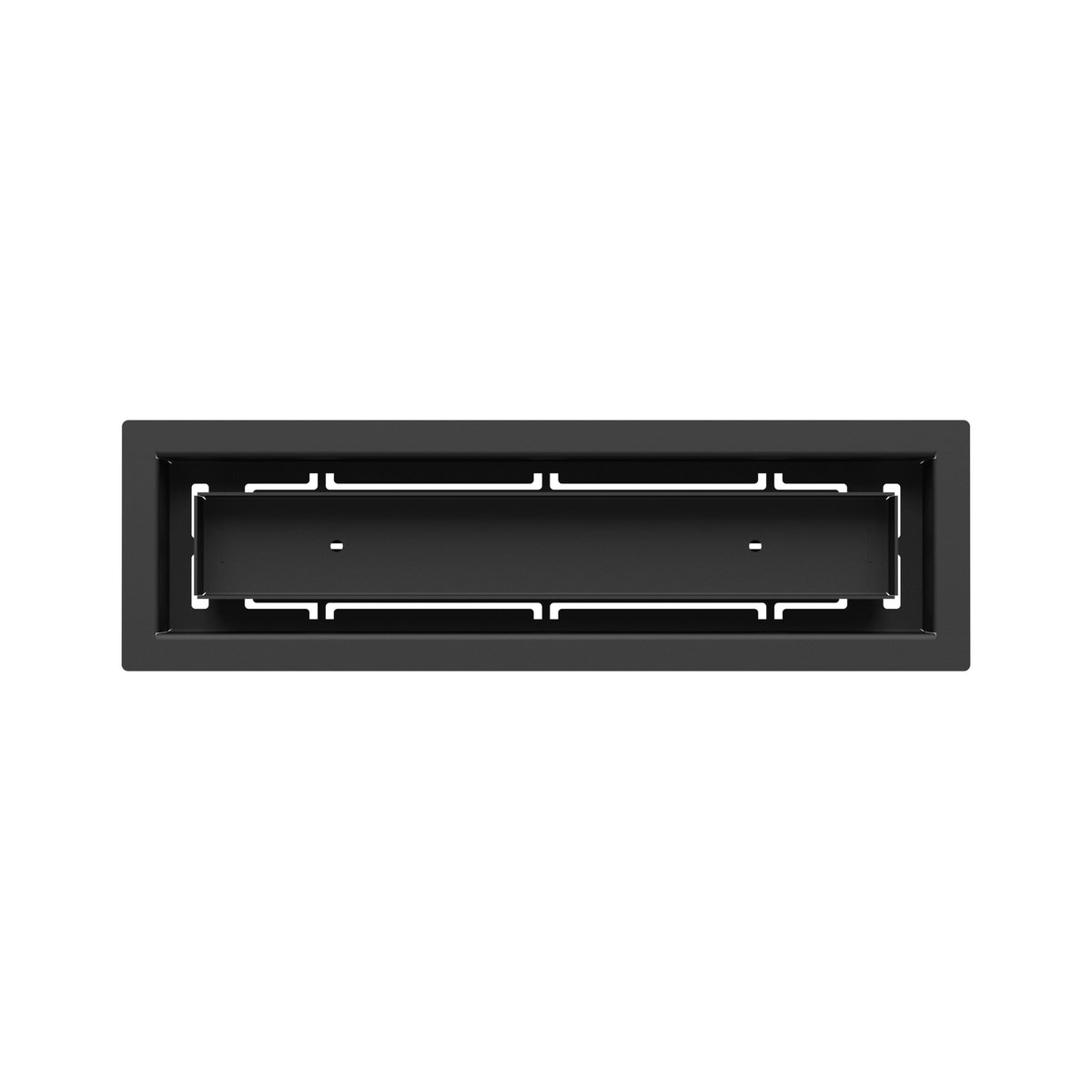 3x12 Classic floor register, top-down view