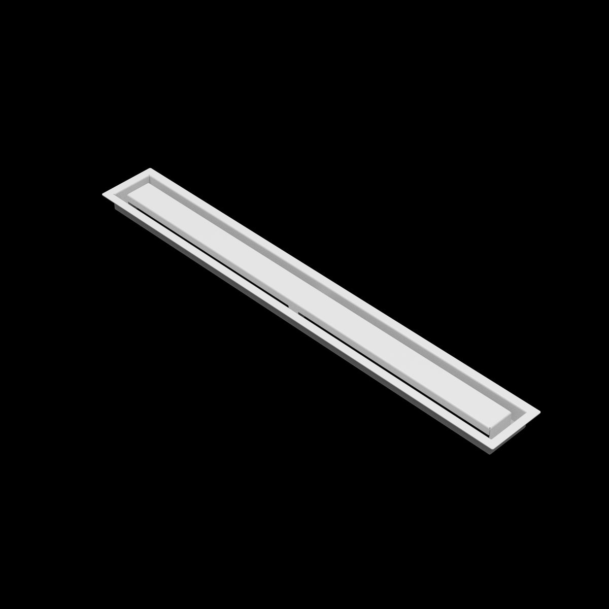 3x30 ZenFlow floor register, white