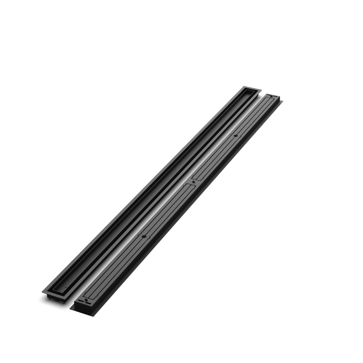 3x70 Classic floor register, front and back views side by side
