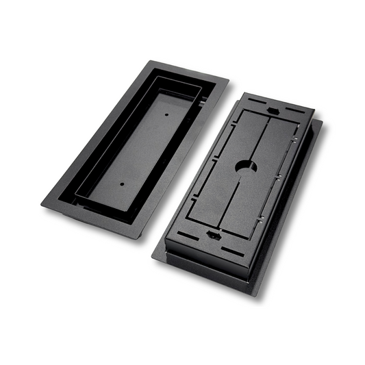 4x10 - Breeze Model - Drop-in Air Vent, Floor-Matching, All Metal, Air Vent Cover