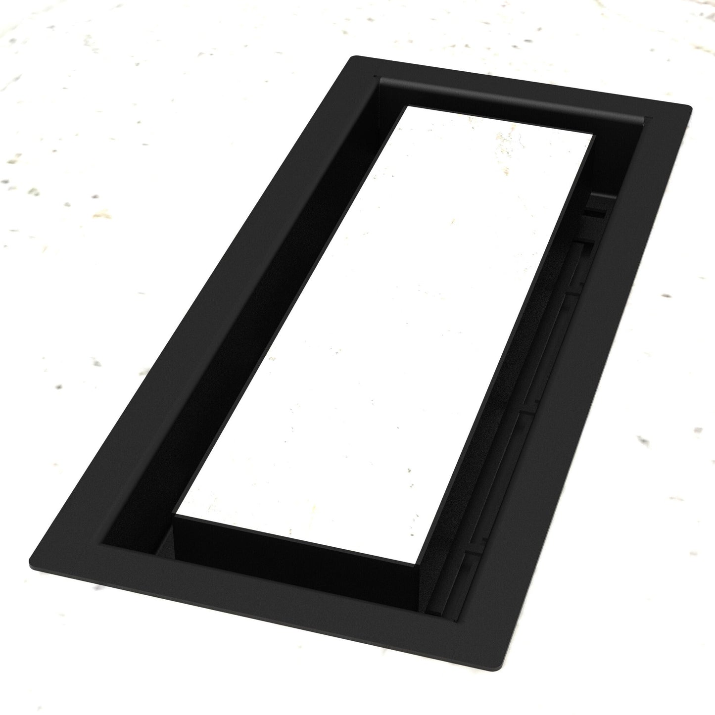 2x11 Classic Drop-in Air Vent, Flush Floor-Matching, All Metal, Floor Vent Cover (11x2)