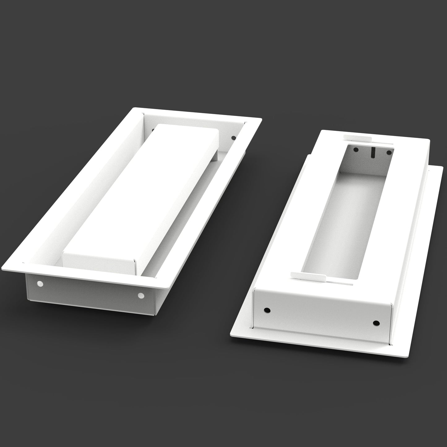 12x38 - Wall Vent - Modern Vent Cover -  Return Air Vent - TRM Metal  38x12