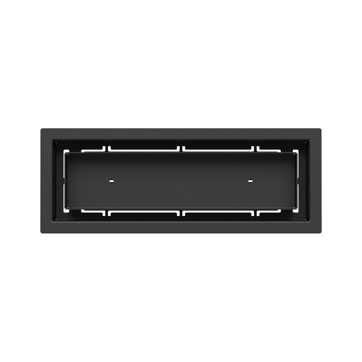 4x12 Classic floor register, top-down view