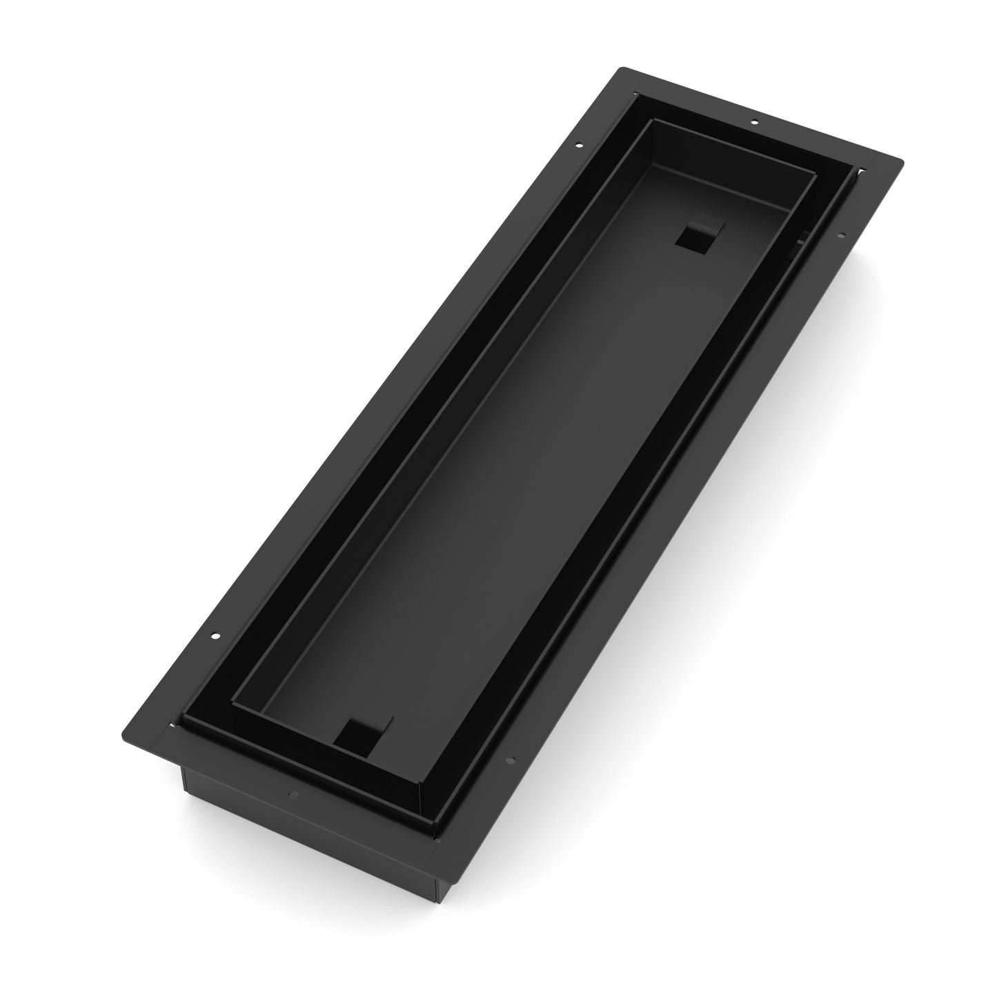 4x14 Undermount Air Vent, Floor-Matching, All Metal, Flush Floor Vent Cover (14x4)