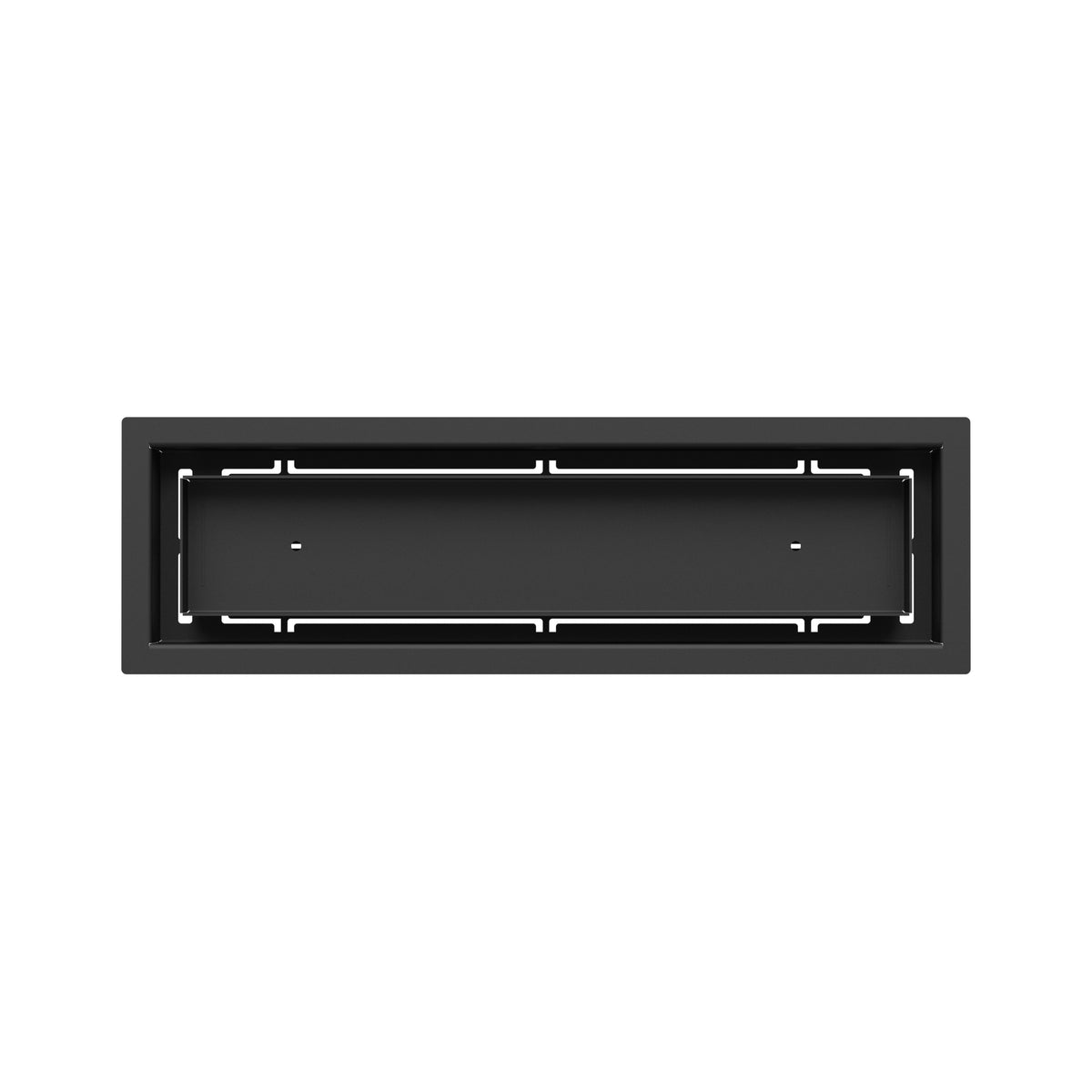 4x15 Classic floor register, top-down view