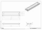4x20- Modern Ceiling Vent Cover - TRM Metal (20x4)