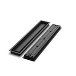 4x26 Classic floor register, front and back views side by side