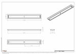 4x30 - Breeze Model - Drop-in Air Vent, Floor-Matching, All Metal, Air Vent Cover