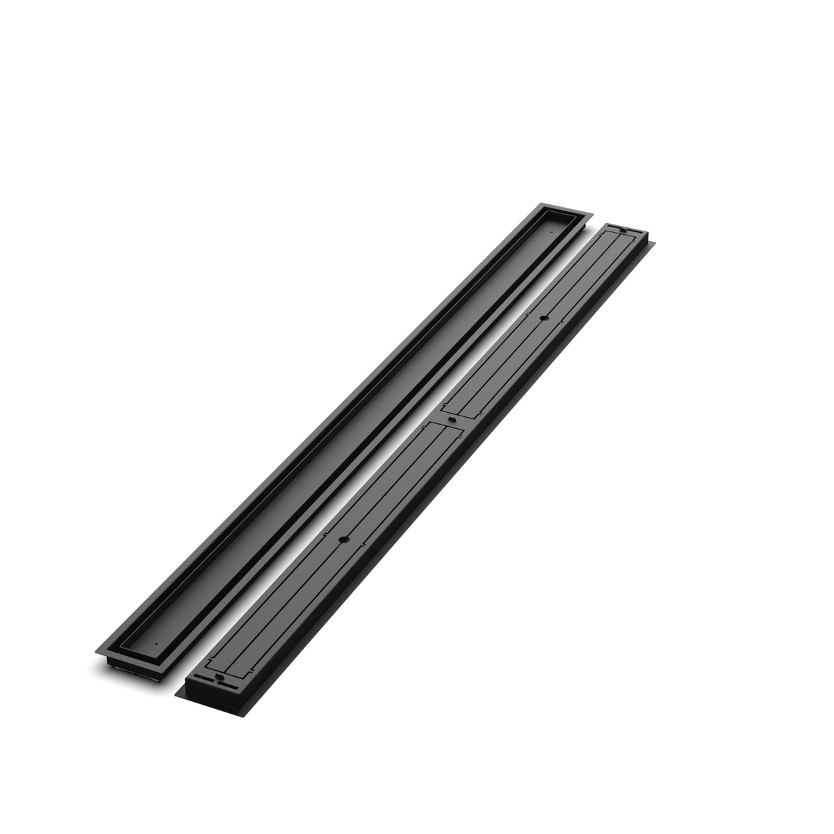 4x67 Classic floor register, front and back views side by side