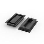 4x8 ZenFlow floor register, front and back view