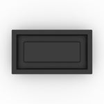 4x8 ZenFlow floor register, top-down view