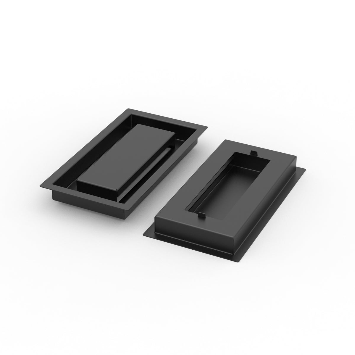 5x10 ZenFlow floor register, front and back view