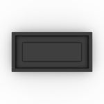 5x11 ZenFlow floor register, top-down view