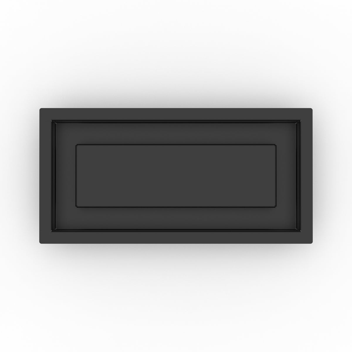 5x11 ZenFlow floor register, top-down view