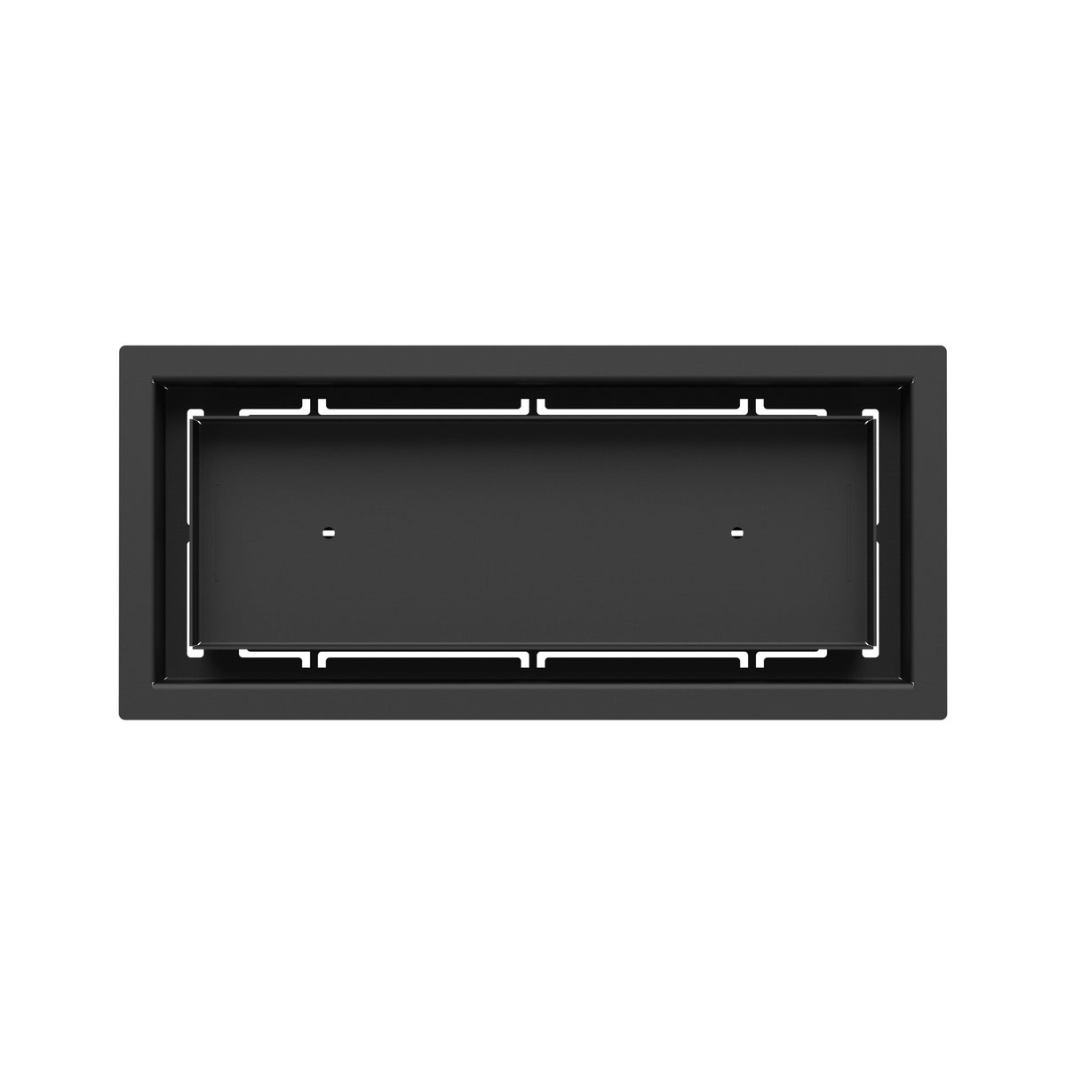 5x12 Classic floor register, top-down view
