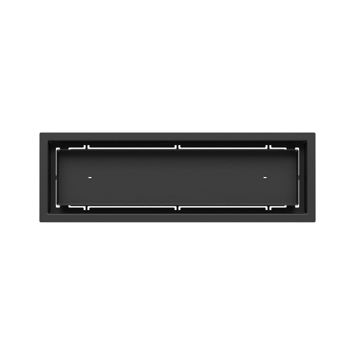 5x17 Classic floor register, top-down view