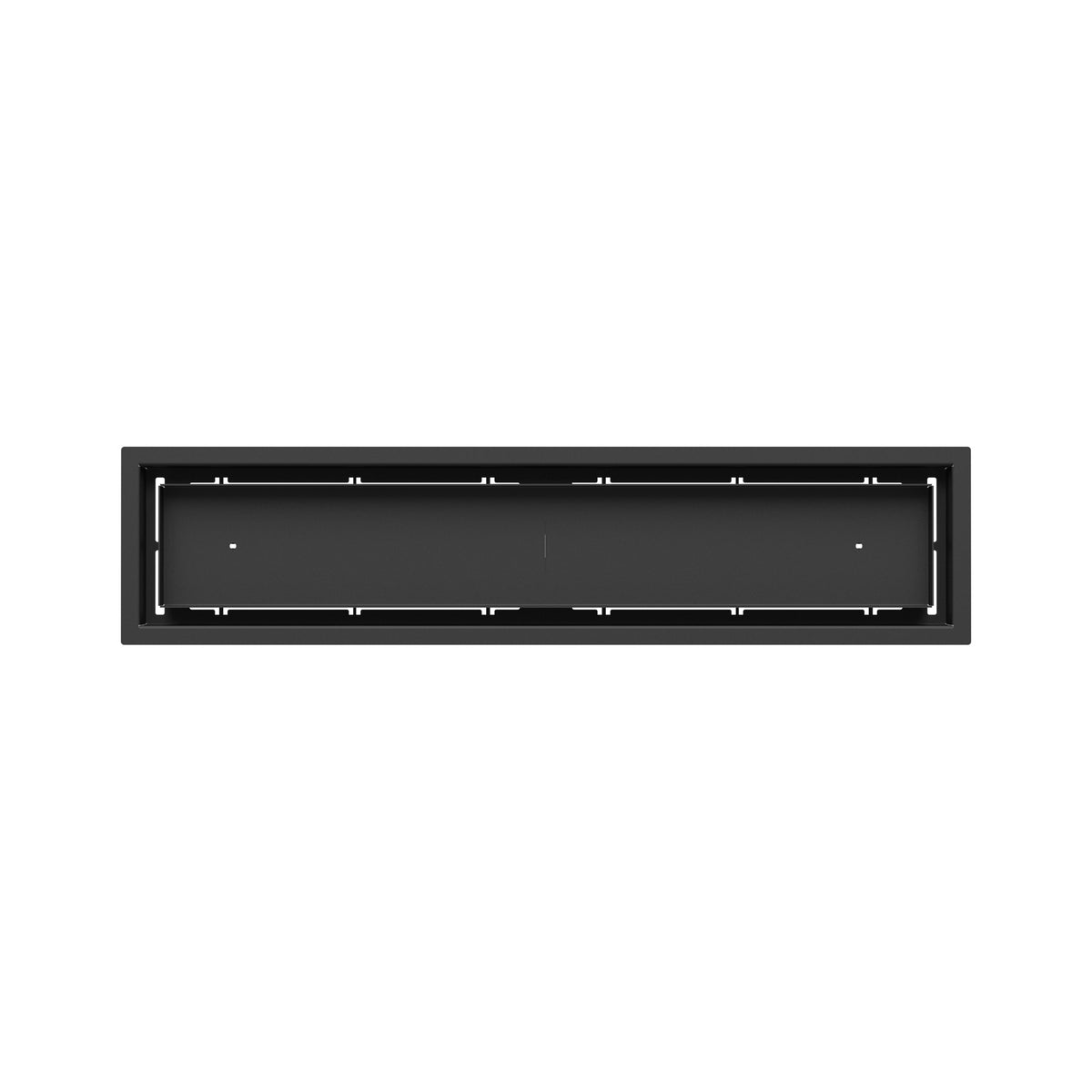 5x24 Classic floor register, top-down view