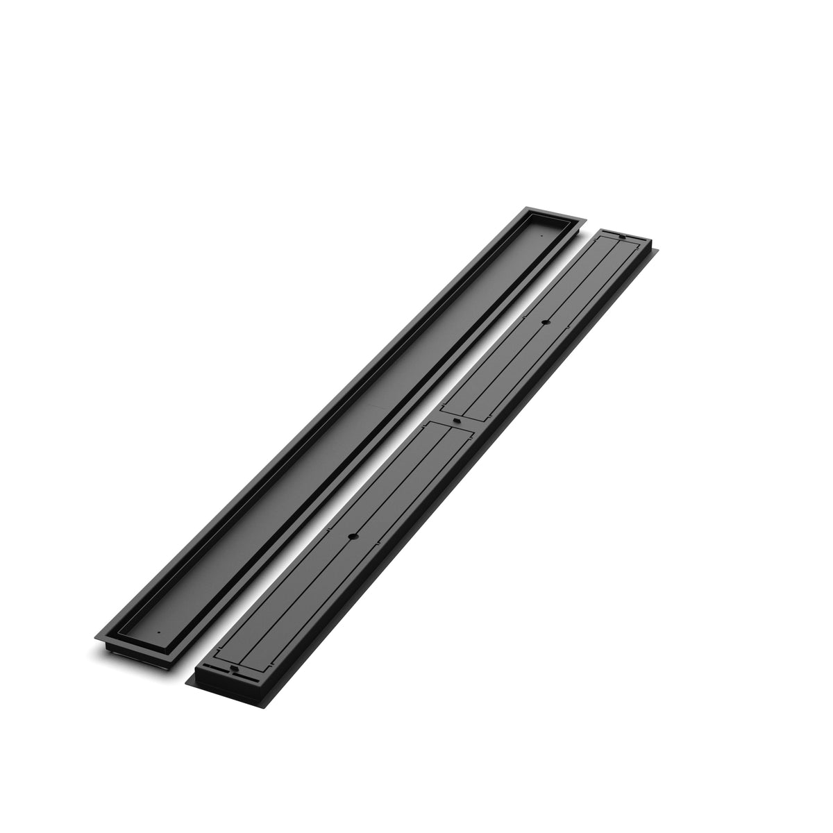 5x68 Classic floor register, front and back views side by side