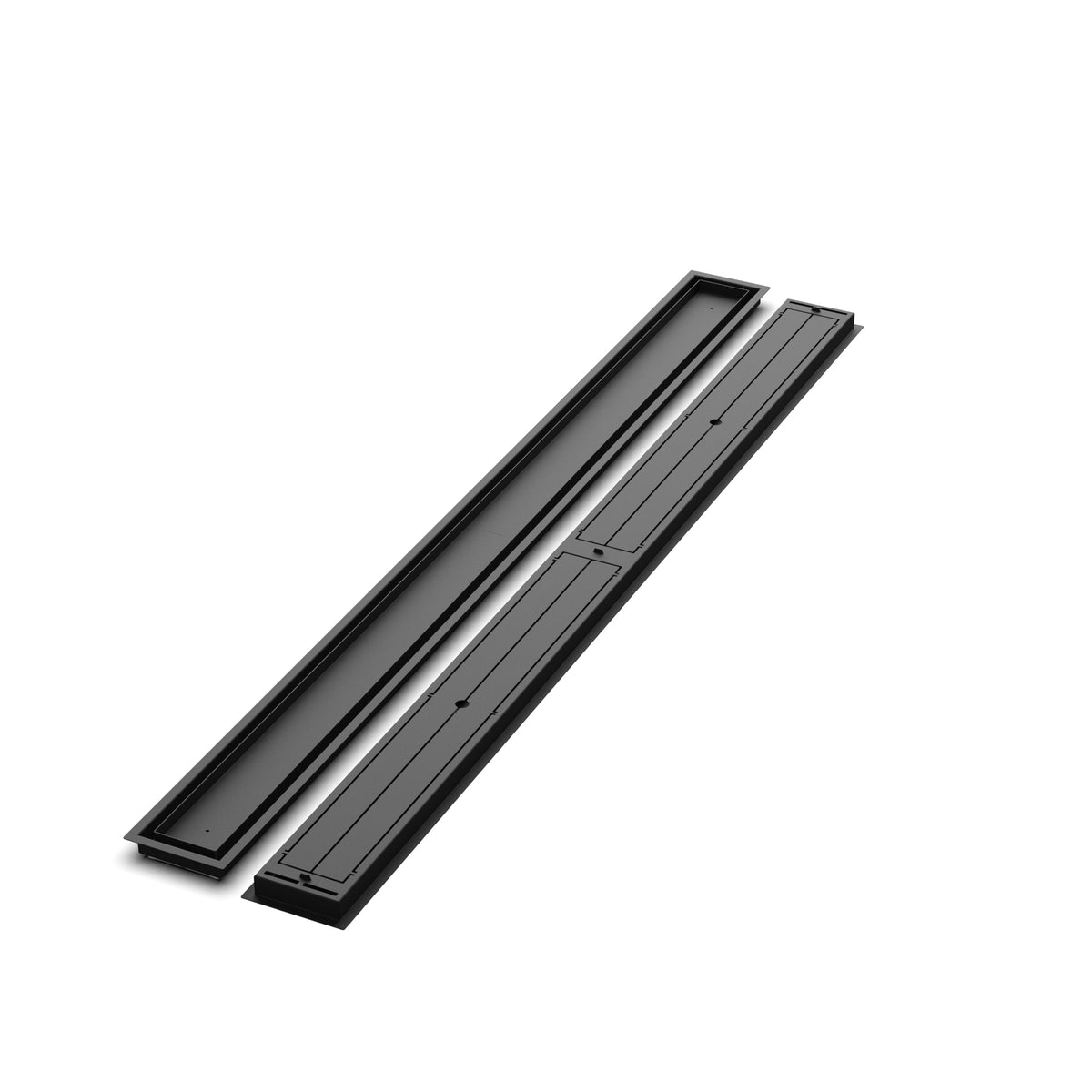 5x69 Classic floor register, front and back views side by side