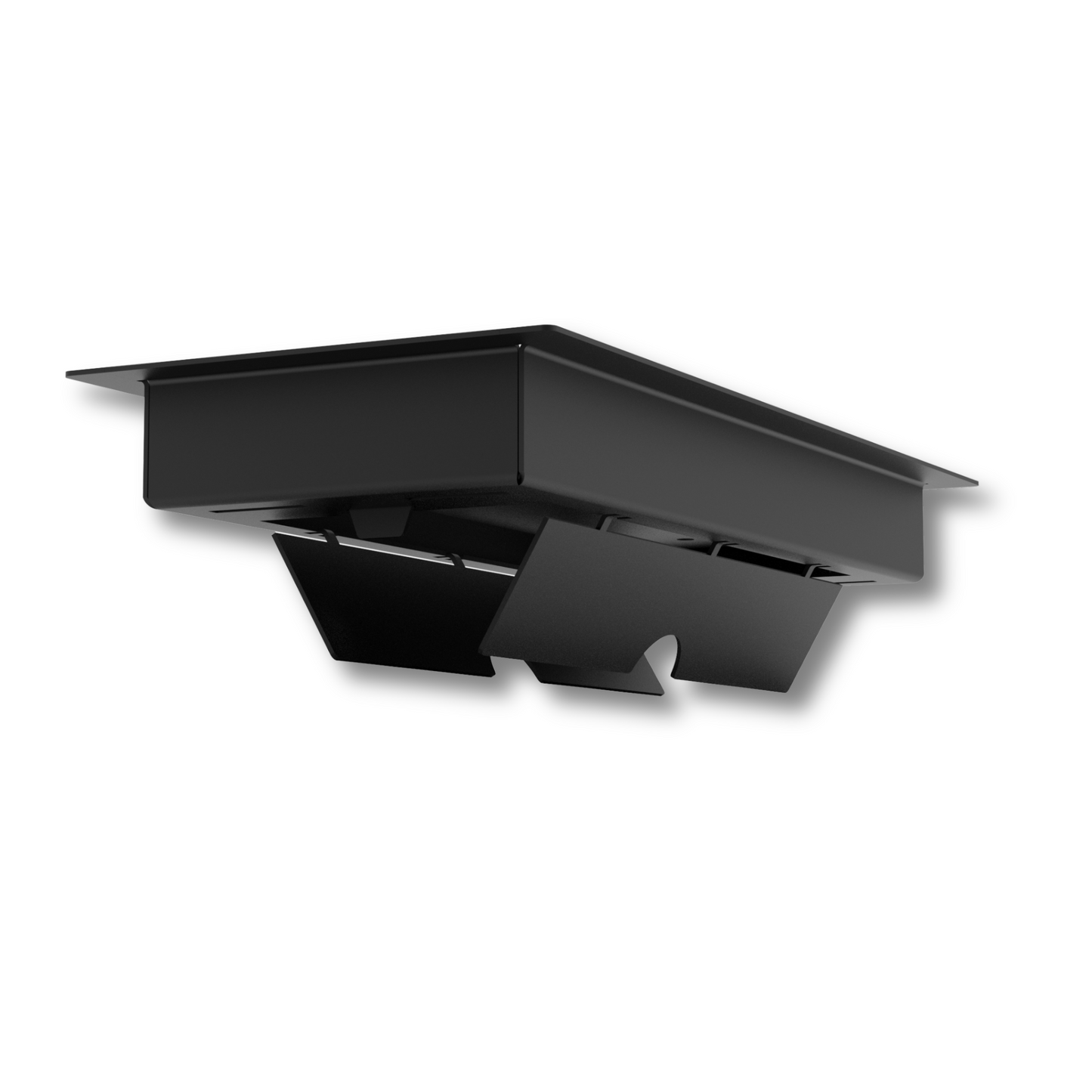 4x59 Classic Drop-in Air Vent, Flush Floor-Matching, All Metal, Floor Vent Cover (59x4)