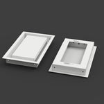 6x12  - Wall Vent - Modern Vent Cover-  Return Air Vent - TRM Metal