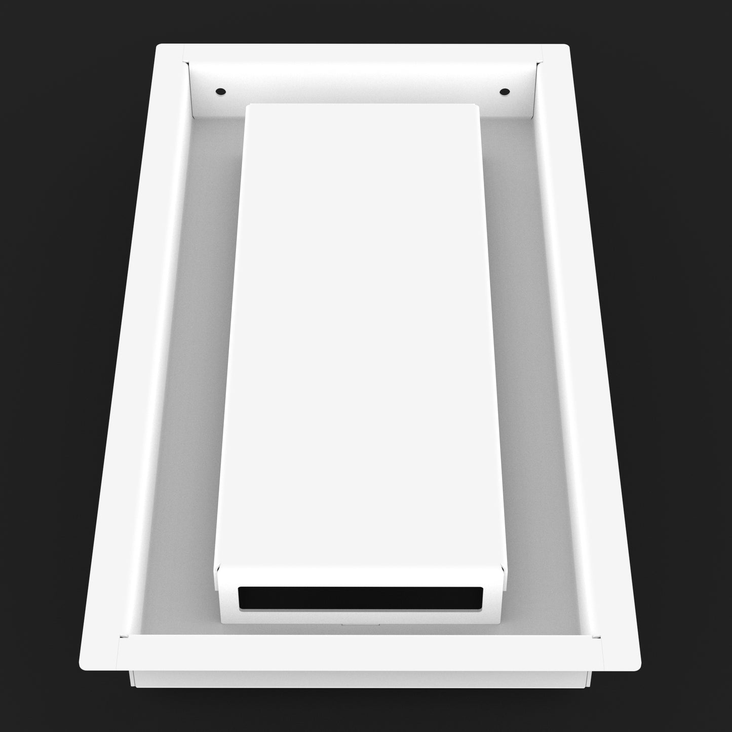 12x14 - Wall Vent - Modern Vent Cover -  Return Air Vent - TRM Metal  14x12