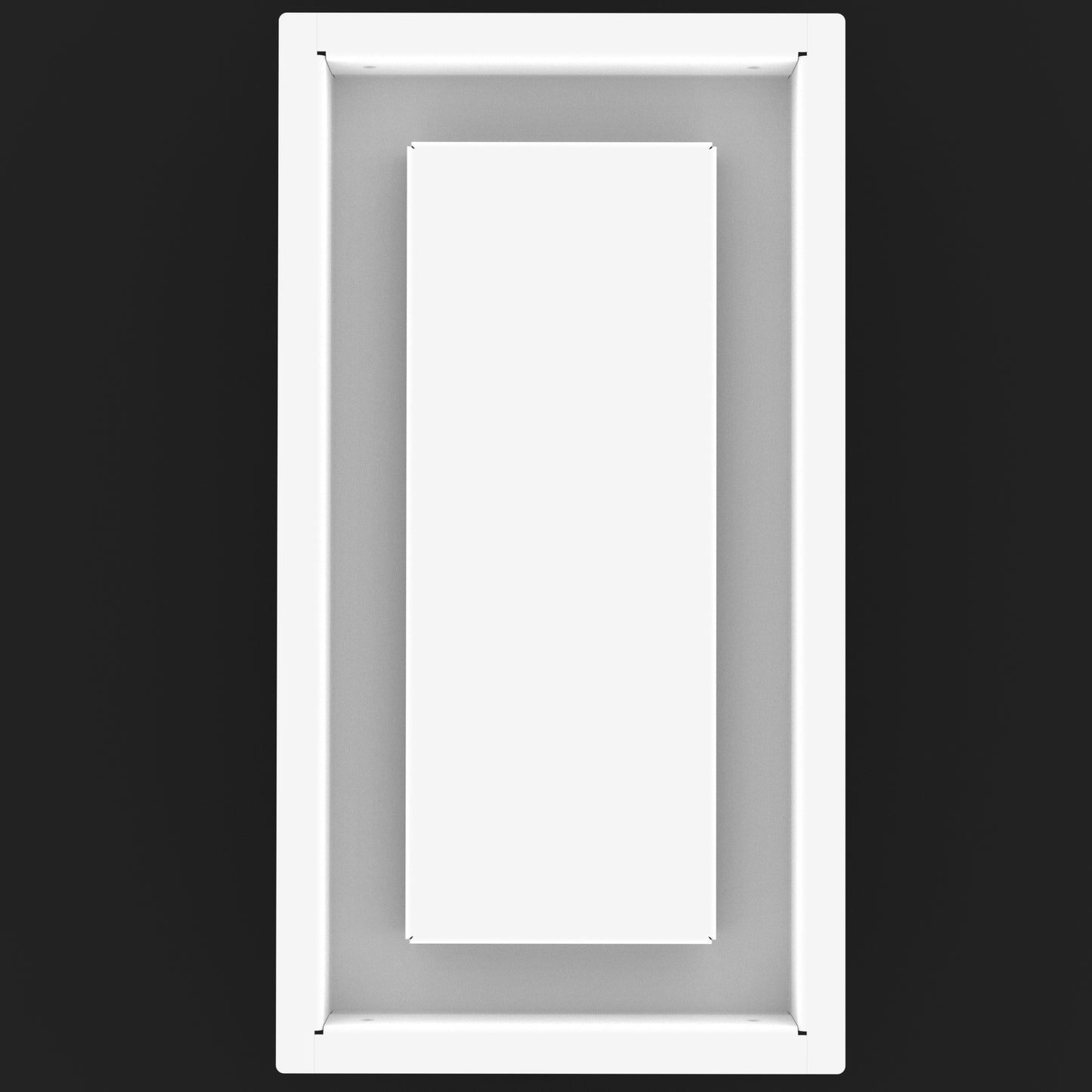 12x14 - Wall Vent - Modern Vent Cover -  Return Air Vent - TRM Metal  14x12