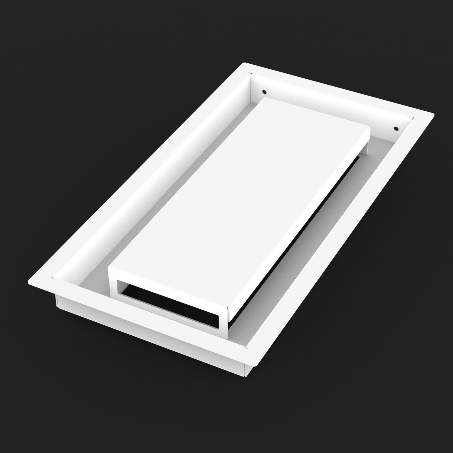 12x14 - Wall Vent - Modern Vent Cover -  Return Air Vent - TRM Metal  14x12